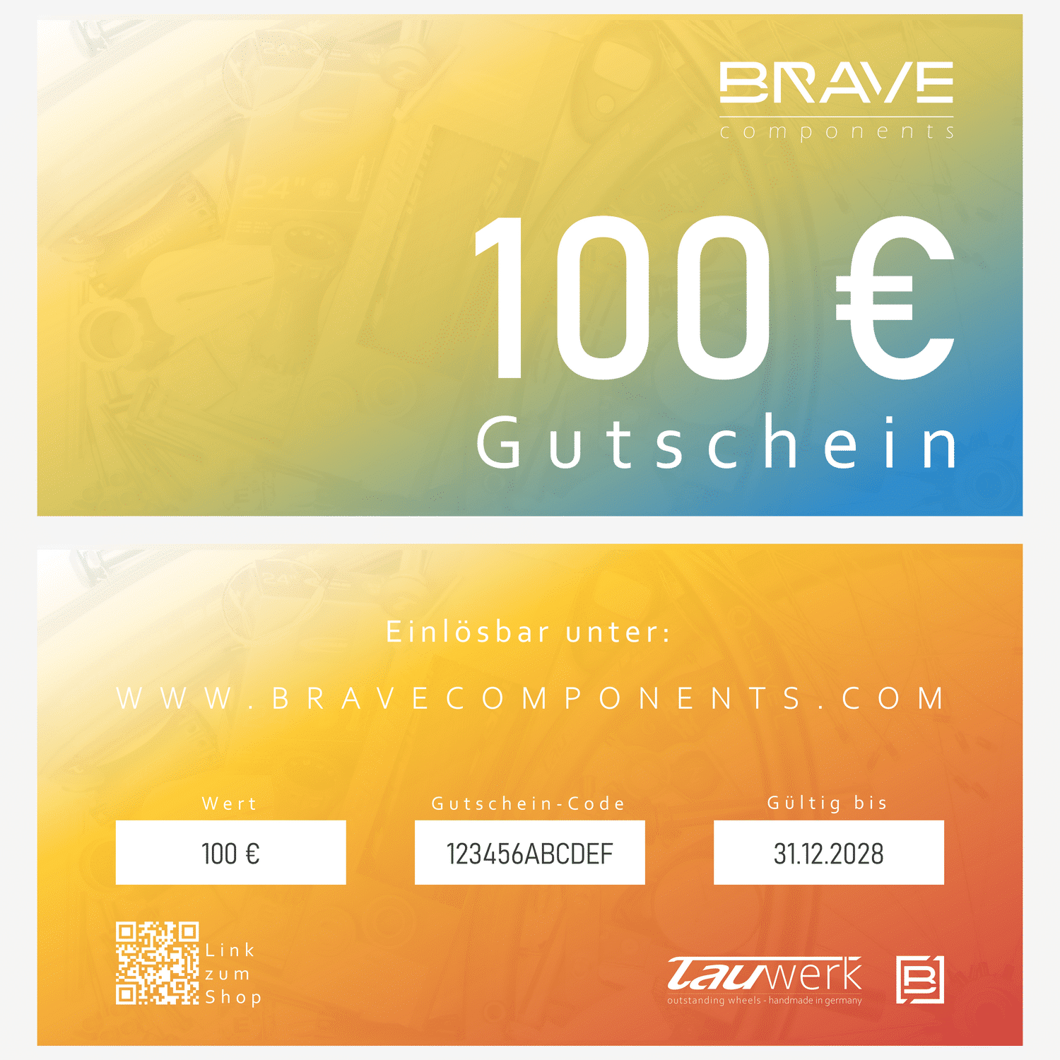 Gutschein für Online-Shop